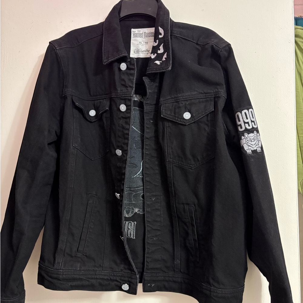 Cakeworthy Disney Haunted Mansion denim jean jacket